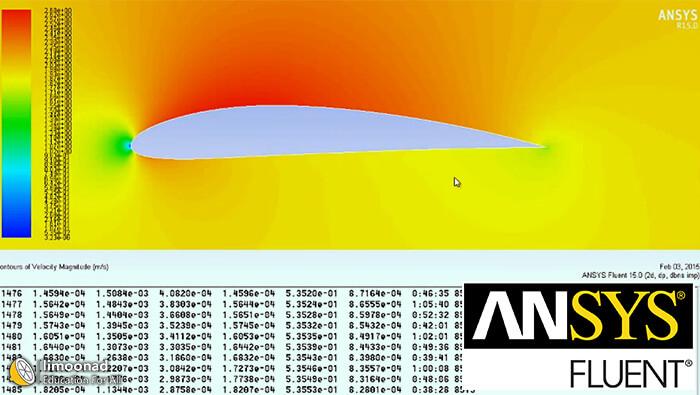 فیلم آموزش طراحی ایرفویل (Airfoil) در محیط انسیس فلوئنت - مقدماتی 