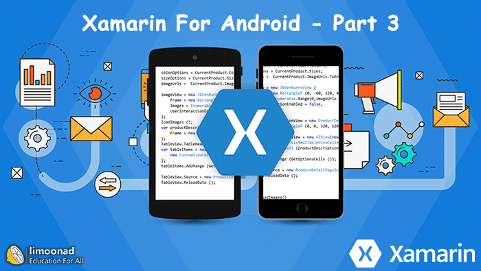 آموزش زامارین اندروید - ساخت اپلیکیشن فروشگاه اندروید با C# - بخش سوم - پیشرفته 