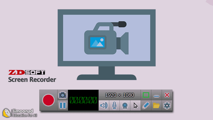 فیلم آموزش فیلم برداری از صفحه با نرم افزار ZD Soft Screen Recorder 