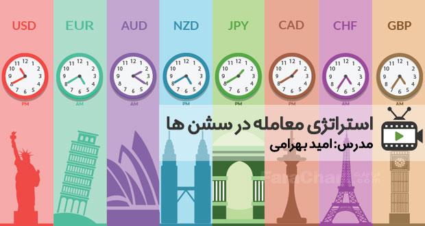 آشنایی با سشن ها در بازارهای جهانی و استراتژی معامله در آنها با امید بهرامیبا  امید بهرامی