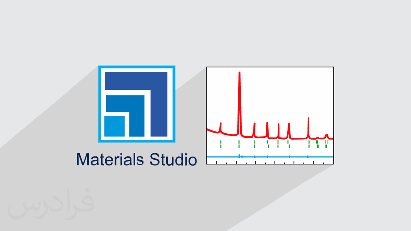 آموزش متریال استودیو – پراش اشعه ایکس پودری و تطبیق آن در Materials Studio