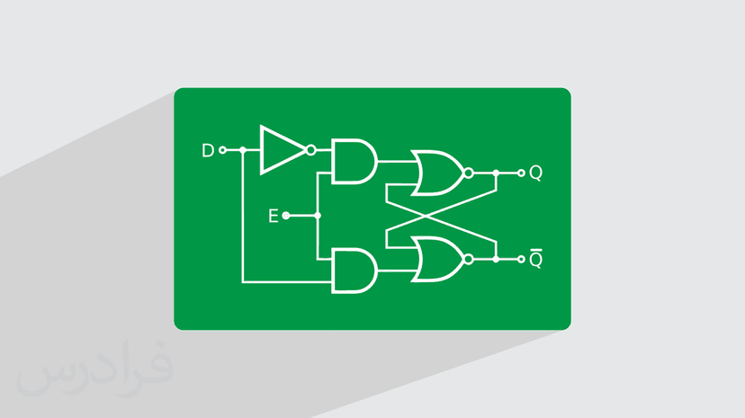 آموزش مدار منطقی – آشنایی با فلیپ فلاپ D (رایگان)