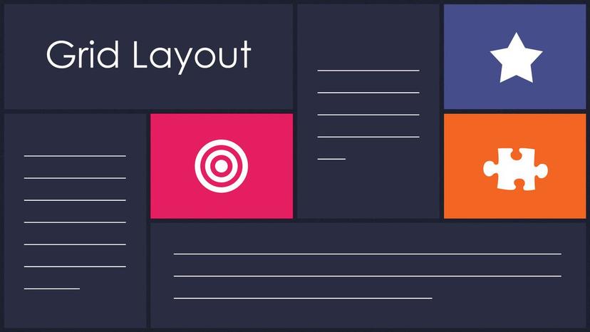 آموزش رایگان Grid Layout پروژه محور