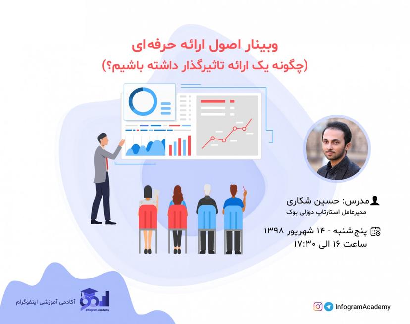 وبینار اصول ارائه حرفه‌ای (چگونه یک ارائه تاثیرگذار داشته باشیم؟)