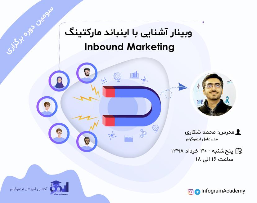 سومين وبینار آشنایی با اینباند مارکتینگ (Inbound Marketing)